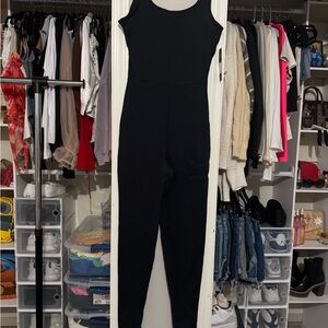 Fashion Nova Black Sleeveless Jumpsuit